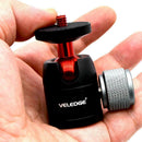 U-30 CNC Metal Mini Tripod Ball Head Ballhead with 1/4 Thread Tripod Head A