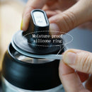 New Glass Airtight Jar Spice Containers Bottle Condiment Salt  with Spoon Lid