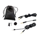 Portable 3.5mm Clip-On Lapel Microphone Hand Free Mini Lavalier Mic
