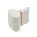 200pcs Plastic Garden Stake Tags Nursery Labels Flower ID Cards Yellow+White