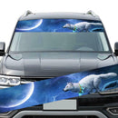 21x130cm Reflective Vinyl Car Stickers Front Rear Windshield Decals Auto Styling