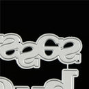 Hugs Kisses Alphabet Metal Cutting Dies For DIY Scrapbooking Album Paper Cards Z