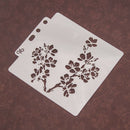 Reusable flowers Stencil Airbrush Art DIY Home Decor Scrapbooking Album Craft LJ