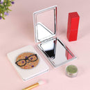 DIY Glasses Special Shaped Diamond Painting Mini Rectangle Makeup Mirror