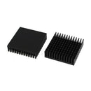 2 x Black Aluminum Radiator Heat Sink Heat Sink 40 x 40 mm x 11 mm N4X9
