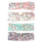 4pcs Children Rabbit Ears Elastic Hair Bands Printing Cotton Girls Headwear #gib
