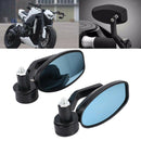 Bar End Mirrors Motorcycle Rear View Standard 7/8 Mirror Compatible with Suzuki,