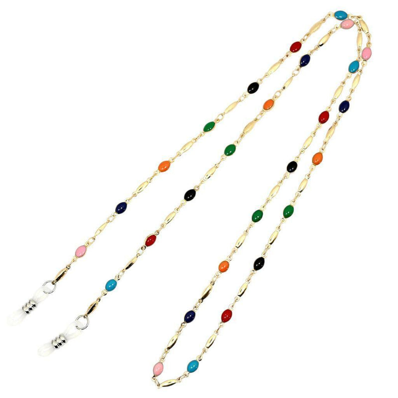 Enamel Beaded Eyeglasses Lanyard Rope Chain Sunglasses Strap Holder Retainer