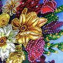 5D DIY Special Shaped Diamond Painting Flower Cross Stitch Mosaic Craft Kits