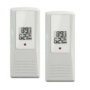2xWireless Temperature Humidity Remote Sensor Detector For Thermo-Hygrometer