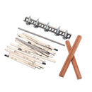 1 Set Steel Kalimba Mbira DIY 17 Keys with Thumb Piano Bridge Musical Instr Y4N5