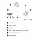 Motorcycle Bluetooth 4.2 Helmet Headset 30MW Wireless Interphone Intercom w/Mic