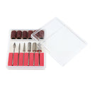 6Pcs 3/32' Cuticle Clean Nail Drill Bit Set Rotary Burr Nail File Drill Bits