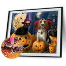 Full Round Drill Diamond Painting DIY Halloween Party Cross Stitch (WX461)