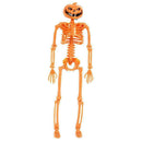 Small Hanging Pumpkin Skeleton Top Hat 40cm Halloween Party Prop M1G6