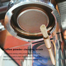 Natural Bristle Coffee Brush Coffee Grinder Cleaning Brush with Wood Handle A
