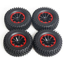 4Pcs 120Mm 1.9 Inch Rubber Rocks Tyres / Wheel Tires for 1:10 Rc Rock Crawl O1X9