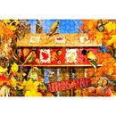 Paper Puzzles Jigsaw 1000pcs Autumn Leaves Educational Assemble DIY Toys