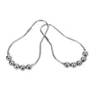 Luxury Metal Shower Curtain Rings with Easy Glide Rollers