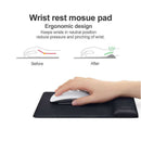 Ergonomic Padded Mouse Pad With Wrist Rest Memory Foam Soft Comfortable Wri H4V3