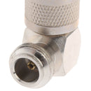 2pcs/lot N Male Plug to N Female Jack Right Angle RF Coaxial Adapter ConnectJ Kw