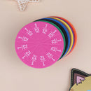 Rainbow Magnetic Round Fraction Tiles Early Education Learning Counting Math  Gw