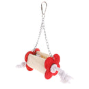 Parrots Parakeet Finches Natural Loofah Chew Toys with Hook