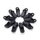10 x Awning Clamp Tarp Clips Snap Hangers Tent Camping Survival Tighten ToMO