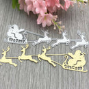 Santa Claus Elk Mold Carbon Steel Cutting Dies for Craft Album Cards Embossi Hn