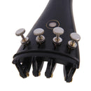 Ebony Wood 4/4 Violin Accessories Bridge Chinrest Endpin Tuners Tail Gut