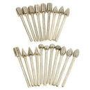 20pcs/Bag Shank Diamond Grinding Burr Drill Bits Sets for Dremel Tool Rotary