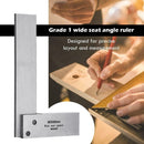 Machinist Square 90 Degree Right Angle Ruler Precision Measure (80x50mm)