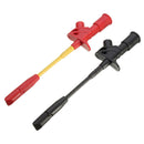 2Pcs Fully Insulated Quick Piercing Test Clips Multimeter Test Probe Spring