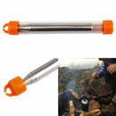 Pockets Bellow Collapsible Camping Survival Blow Fire Tube Fire Tool Kit Outdoor