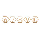 Wooden Freestanding 1-20 Table Number Sign Stand Wedding Table Decoration