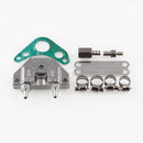 Universal Motorcycle Cnc Aluminum Engine Oil Cooler Cooling Radiator Kit Fo