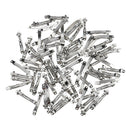 100pcs Multi Metal Hair Clip DIY Kids Girl French Barrettes Hair Accessories