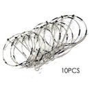 10pcs 6-Ring Portable Fishing Shrimp Crab Cast Trap Catch Crabs Tool Set