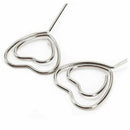 10pcs 8.6 Inch Tall Place Card Holders Heart Shape Table Number Holder Stan I4I7