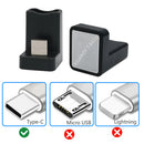 USB C Male to USB C Female Angled OTG Adapter USB 3.1 Type C to USB Type C