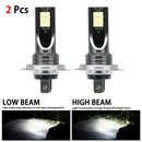 H7 200W Car LED Headlights Fog Bulbs 2PCS CREE Kit 6000k HID Canbus Error Free
