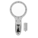 Magnifying Glass Set Handheld Magnifier with 9 Illuminated Lights 2.5X/ 8X