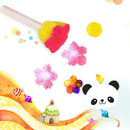 5pcs/set DIY Wooden Sponge Graffiti Painting Brushes for Kids Drawing Toys A