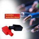 2pcs Car Battery Negative Positive Terminal Covers Cap Insulating Protector
