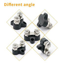 5/16" Bus Bar Terminal Blocks Heavy Duty M8+M8 Positive Power Distribution Studs