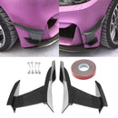 300mm Front Lip Splitter Fins Body Spoiler for  3-Series F80 M3 2015-2019