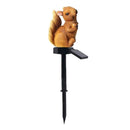 Solar Power LED Squirrel Lawn Light Outdoor Waterproof Yard Landscape Lamp