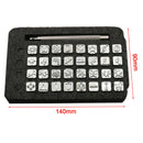 32PCS Metal Stamping Punch Tool Leather Craft Printing PatternsS Ew