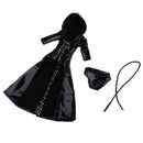 1/6 Scale PU Clothes Hooded Coat Underpants Whip Set for 12" Action Figures