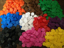 200x Counters Counting Chips Plastic Markers 18mm Mixed Colors(Yellow,Blue) for